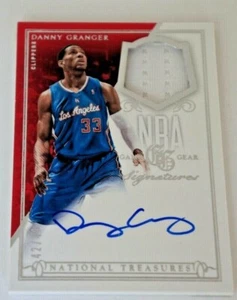 2013-14 National Treasures DANNY GRANGER Game Used Jersey Clippers Auto #d 42/49 - Picture 1 of 1