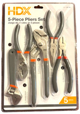 UPC 811187017862 product image for HDX 5-Piece Pliers Wrench Set - SKU 901 061 - NEW Sealed | upcitemdb.com