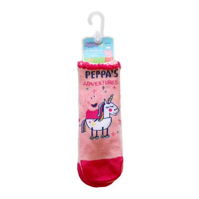 Lizenzierte Mädchen Peppa Pig Socken 3 Paar 3-5,5 6-8,5