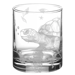 SEA TURTLE Whiskey Glass - Bild 1 von 5