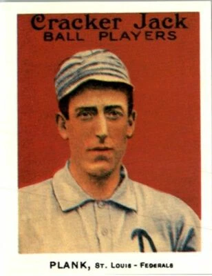 (50) EDDIE PLANK 1915 Cracker Jack Card #6 Reprints PHILADELPHIA ATHLETICS - Image 1 of 2