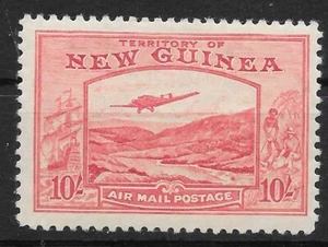 NEW GUINEA SG224 1939 AIR MAIL POSTAGE 10/= PINK MTD MINT (p) - Imagen 1 de 1