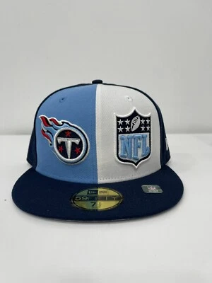 Tennessee Titans New Era NFL Fútbol Ajustado Gorra Sombrero Talla 7 1/2 Foto 1 de 4