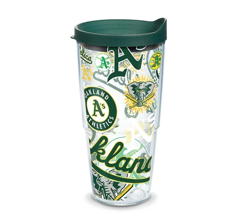 Oakland Athletics Tervis Travel Mug Tumbler 24 ounce Cover