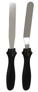 2pcNew Cake Cream Stainless Steel Spatula Knife Smoother Tool Baking Icing Tools - Picture 1 of 3