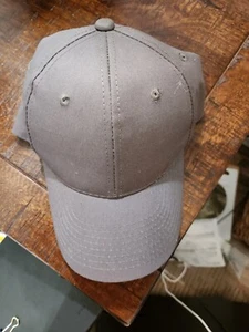 Cap Baseball  Mens Cap Graphite 6 Panel Twill Hoop Closure Outdoor Cap Company - Picture 1 of 2