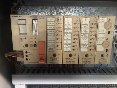 Plc Siemens Simatic S5 -100U CPU 100 + Schede - Immagine 1 di 3