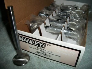 SMALL BLOCK CHEVY VALVES SBC BUDGET PERFORMANCE 1.60 USA 11/32 MANLEY 10549-8 - Picture 1 of 2