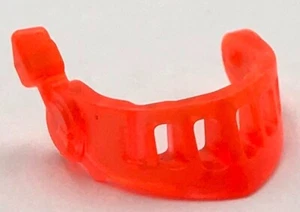 Lego New Trans-Neon Orange Minifigure Visor Pointed w/ Face Grille Antenna Part - Picture 1 of 2