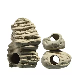 Aquarium Decoration Rock Caves Betta Fish Tank Accessories Hideout Cichlid St... - Picture 1 of 9