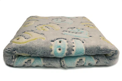 Minky Plüsch bilateral, leuchtet im Dunkeln, Die Monster 50 x 160 cm - Bild 1 von 4