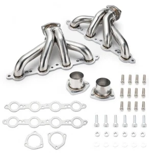 Cabezal de escape Super Competition Block Hugger acero Chevy bloque pequeño LS1 - Imagen 1 de 8
