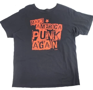 VGUC Make America Punk Again Black Matter Black T-Shirt Large Unisex - Picture 1 of 8