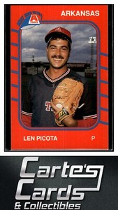 Len Picota 1989 Grand Slam Arkansas Travelers #18  St. Louis Cardinals