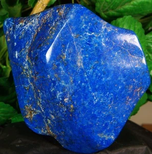 JUMBO LAPISLAZULI HANDPOLIERT KRISTALL MINERAL PROBE 10 PFUND 7 UNZEN - Bild 1 von 5