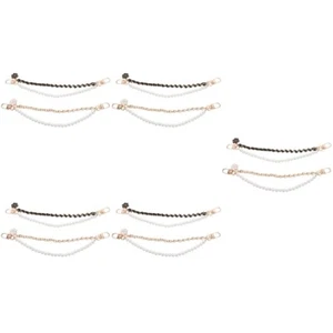 5 Pack Pearl Chain Cell Phone Decorative Accessories Beaded Strap - Zdjęcie 1 z 12