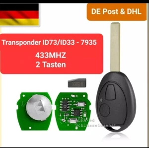 Fernbedienung Funkschlüssel Für MINI COOPER R50 R53 ONE CABRIO BMW 433Mhz - Bild 1 von 8