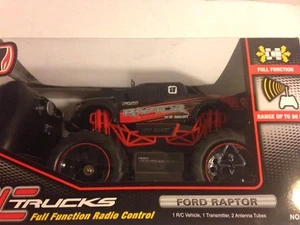 NIB New Bright Full Function Radio Control FORD RAPTOR Black/Red Scale 1:24 - Picture 1 of 12