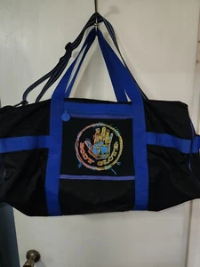 Large Vintage Body Glove Multi Color Gym Duffel Bag With Wet/Dry Zippered Areas - Picture 1 of 15