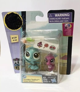 Littlest Pet Shop Pets in the City #139 Coralina Reefton  & #140  Aya Waterly - Picture 1 of 3