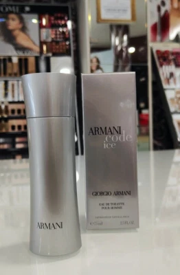 GIORGIO ARMANI "ARMANI code ice" PARFUM edt pour homme 75ml Spray NEU RAR - Bild 1 von 4