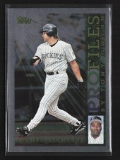 1996 Topps Profiles by Tony Gwynn NL Dante Bichette #NL-11 Colorado Rockies