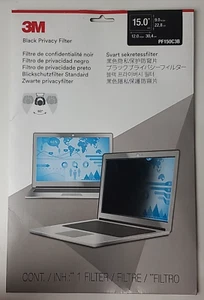 3M Blackout Frameless Privacy Filter for 15" Notebook Monitor PF150C3B - Picture 1 of 3