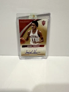 ISIAH THOMAS 2016 PANINI INDIANA AUTOGRAPH SIGNATURE IT-IU GOLD SERIAL #D 3/25 - Picture 1 of 2