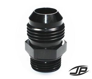 ORB-8 O-ring Boss AN8 8AN  to AN10 10AN  Male Adapter Fitting Black