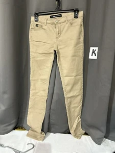 Youth Girls Jordache Super Skinny Jeans Tan Size 16 - Picture 1 of 2