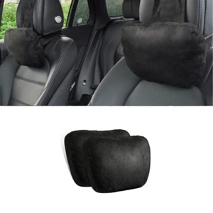 Almohadas suaves para reposacabezas de cojín de asiento de coche 2 piezas especiales para Benz negro Clor predeterminado - Imagen 1 de 9