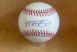 MICHAEL TAYLOR TWINS/ROYALS/NATS SIGNED AUTO M.L. BASEBALL BECKETT AUTH - Picture 1 of 2