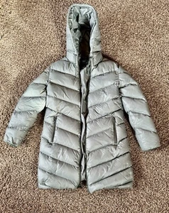 NILS Jordan Hooded Parka Puffer Down Jacket Women Sz 12 Gray Insulated Ski/Snow - Picture 1 of 7