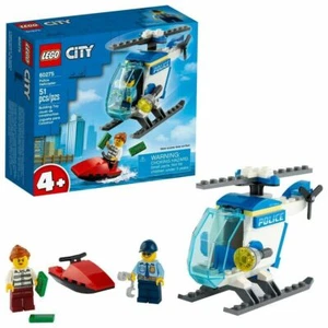 Lego City Police Helicopter Building Toy 51 PCS 60275 - Picture 1 of 7