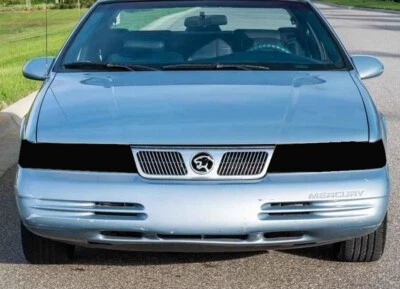 Par de cubiertas de faros de humo acrílico para Mercury Cougar GTS 91-95 NUEVO GT0290S Foto 1 de 2