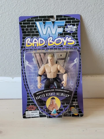 WWF Jakks Pacific Hunter Hearst-Helmsley Bad Boys Series 4 Sealed Triple H WWE Cover