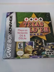 TEXAS HOLD'EM POKER Gameboy Advanced GBA Complete Box DS DS lite Q10 - Picture 1 of 4