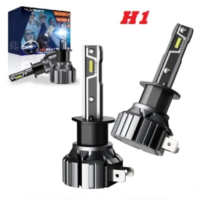 NOVSIGHT H1 Compact LED Headlight Bulbs Kit Hi/Low Beam 4000LM 6500K White UK - Image 1 of 4