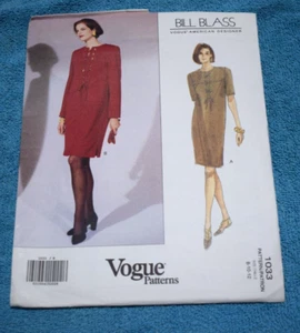Vogue BILL BLASS Dress Sewing Pattern P3T2 - Picture 1 of 5