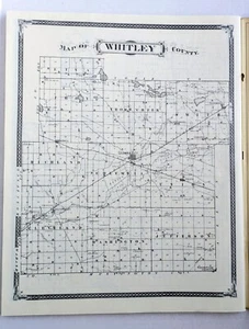 Indiana Illustrated Historical Atlas Baskin, Forster & Company 1968 VG Condition - Bild 1 von 9