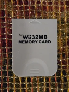 Nintendo Wii / GameCube 32GB Memory Card White - Picture 1 of 3