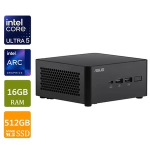 Asus NUC 14 Pro Mini PC, Intel Core Ultra 5, 16GB RAM, 512GB NVMe SSD, W11H, ... - Picture 1 of 6