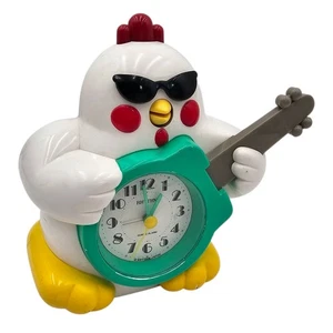 Rock and Roll Huhn mit Gitarre & Sonnenbrille Wecker - Rhythmus Japan 👀 Video - Bild 1 von 12