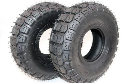 Juego de 2 neumáticos Honda QA50 1973 4,00x5 nuevo patrón de banda de rodadura correcto Foto 1 de 4