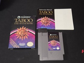 Nintendo NES Taboo The Sixth Sense Complete In Box CIB Tested RARE