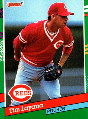 1991 Donruss Tim Layana Cincinnati Reds #516 - Image 1 of 2