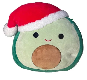 Squishmallows 8 Zoll Avocado mit Nikolausmütze Plüschtier - Bild 1 von 1