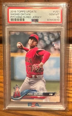 Actualización Topps 2018 #US1 Shohei Ohtani Rookie RC PSA 10 Foto 1 de 2