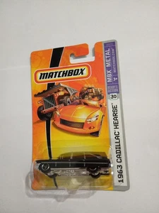 2007 Matchbox Metal Ready For Action Black 1963 Cadillac Hearse - Picture 1 of 2