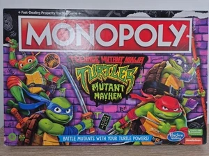 Teenage Mutant Ninja Turtles Monopoly Mutant Mayhem Edition TMNT 99% Completo - Imagen 1 de 6
